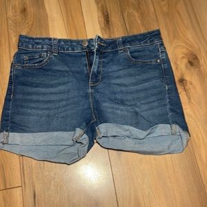 2 Jean shorts. Great for the summer time very modest